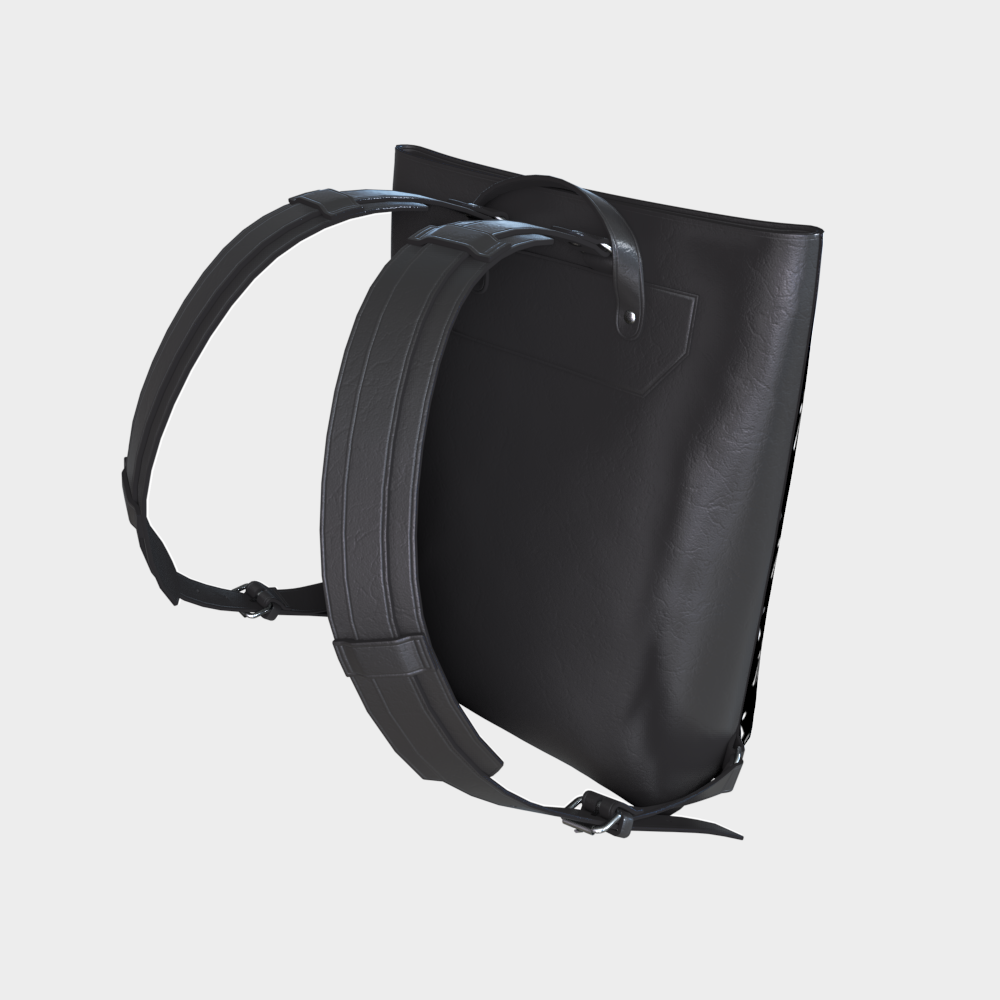 Ermine Vegan Leather Backpack