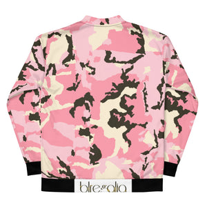 Pink camo bomber outlet jacket